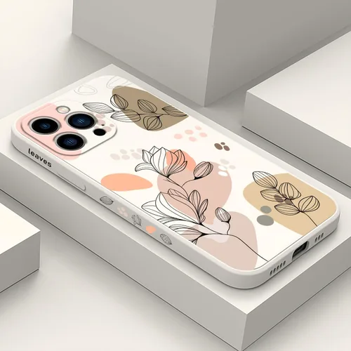 Vista 27 de LEECG Funda para iPhone 13 con diseño de mariposas y flores, diseño de astronauta, funda de teléfono con forro de microfibra suave, funda delgada