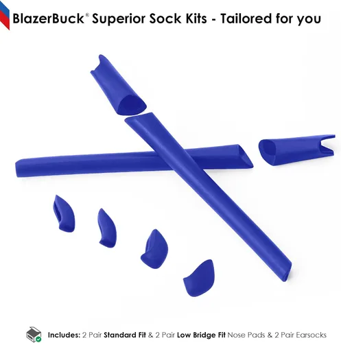 Vista 5 de BLAZERBUCK Kits de calcetines de repuesto para gafas de sol Oakley Half Jacket XLJ