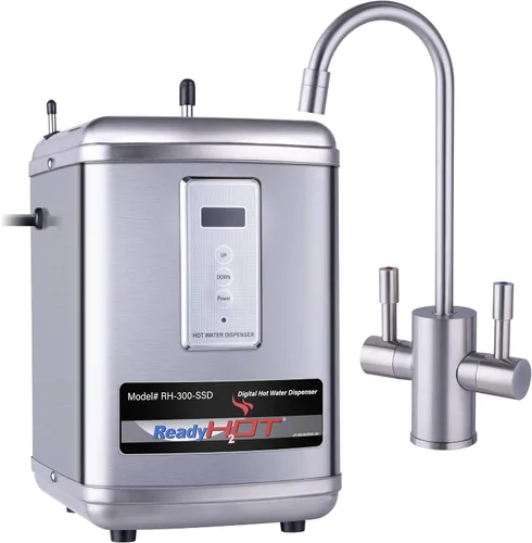 Vista 12 de Ready Hot 41-RH-300-F570-BN Sistema dispensador de agua caliente instantáneo, 2.5 cuartos de galón, pantalla digital, grifo de agua caliente de una