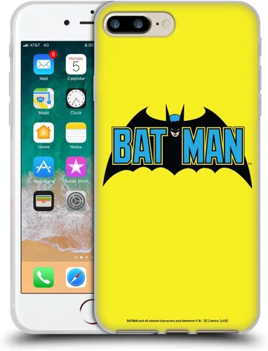 Vista 12 de Head Case Designs Funda de gel con licencia oficial de Batman DC Comics Bat Signal Logos [protección de grado militar] compatible con Apple iPhone 7