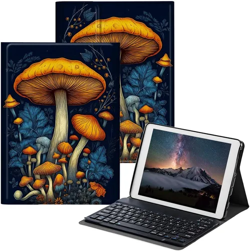 Vista 17 de Funda para Samsung Galaxy Tab S6 Lite 2022/2020 con teclado inalámbrico desmontable y soporte ajustable para proteger la tableta para Samsung Galaxy