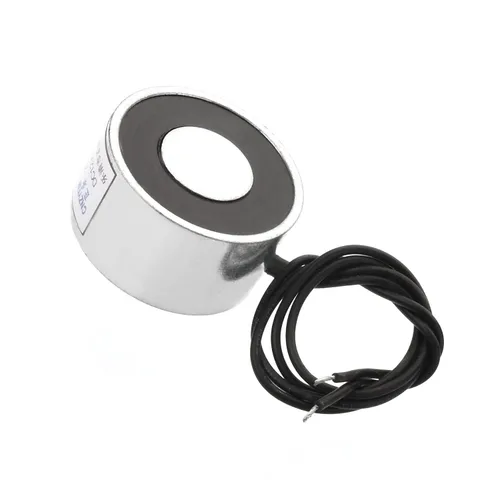 Vista 15 de Heyiarbeit 12V DC 50N Imán de elevación eléctrica electroimán solenoide Ascensor Holding 25mmx20mm