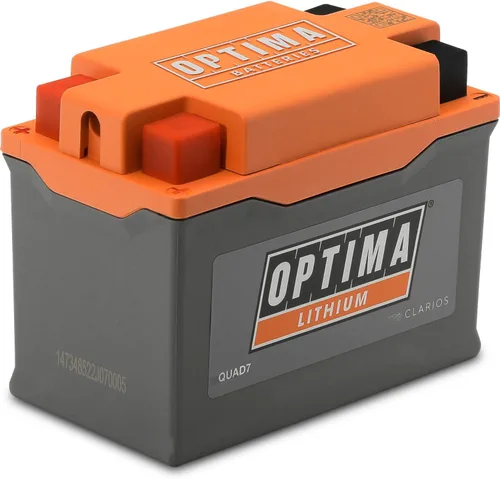 Vista 3 de OPTIMA QUAD7 ORANGETOP Batería de litio – Reserva de arranque del motor integrada con BMS y cable Powerlink – 190 amperios de arranque, 3AH