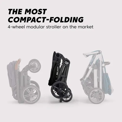 Vista 2 de Baby Jogger® City Sights® - Cochecito convertible con plegable compacto pizarra oscura Dark Slate