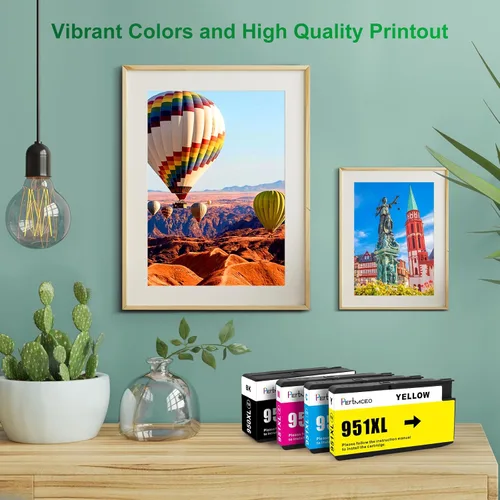 Vista 6 de Cartuchos de tinta 950 951 de repuesto para HP 950 951 XL compatible con impresora HP OfficeJet Pro 8610 8600 8620 8100 8630 8625 8615 8660 276dw
