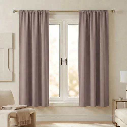 Vista 60 de Superior Cortinas opacas, oscurecimiento de habitación, dormitorio, cortinas, cocina, detalles de ventana de sala de estar, bloqueo solar, térmico