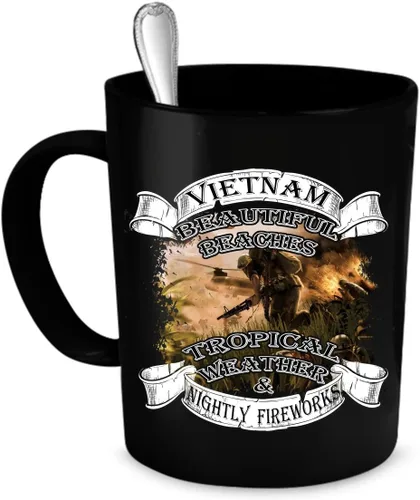 Vista 8 de Taza de café de veterano de Vietnam de 11 oz.