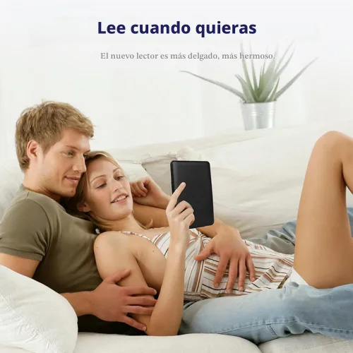 Vista 3 de Ereader 6In 800X600 HD pantalla de tinta lector de libros electrónicos con estuche y película, 8Gb 512Mb Abs E lector compatible con 32Gb Tf tarjeta