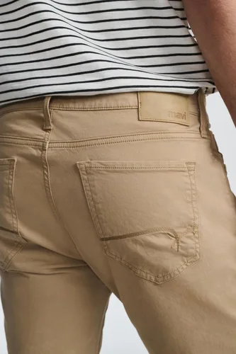 Vista 93 de Mavi Jake - Jeans para hombre, tiro regular, pierna ajustada