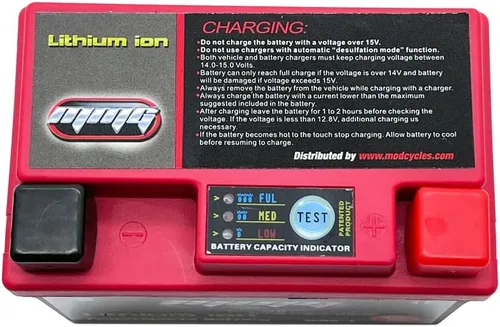 Vista 4 de Batería sellada de iones de litio MMG Powersport 12V 120CCA, reemplazo para YTX4L-BS YTX5L-BS YTZ5S para motocicletas, scooters, ATV, UTV