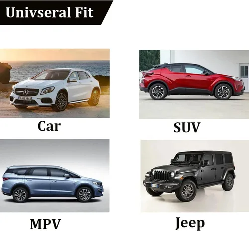 Vista 5 de Pincuttee Paquete de 4 protectores de arañazos para manija de puerta de automóvil, ajuste universal, calcomanías para manijas de puerta de automóvil