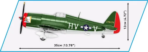 Vista 4 de COBI Colección Histórica WWII P-47 Thunderbolt™ & Tank Trailer Edición Ejecutiva