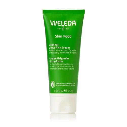 Vista 2 de Weleda Skin Food Dúo hidratante, 2.5 onzas líquidas de alimentos para la piel, crema corporal original, alimento para la piel, 0.27 onzas líquidas