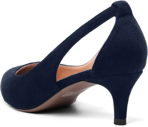 Vista 7 de Zapatos de tacón bajo para mujer, sin cordones, con puntera puntiaguda, de 2.0 in
