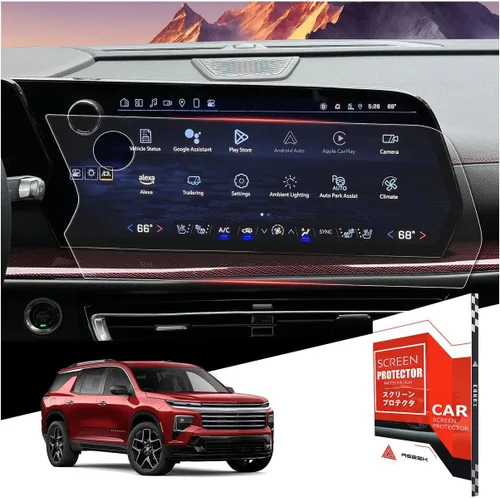 Vista 11 de Protector de pantalla brillante para Tesla Cybertruck – [más claro y suave] Accesorios de camioneta Cybertruck 2024 2025 – Vidrio templado 9H+