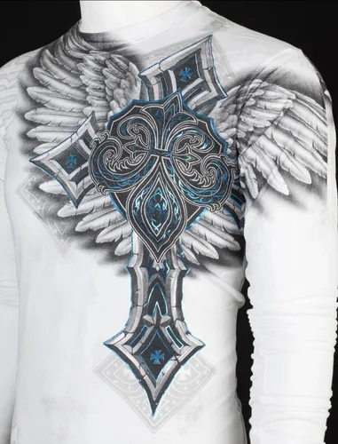 Vista 7 de Xtreme Couture by Affliction - Camiseta de manga larga para hombre Last Blow