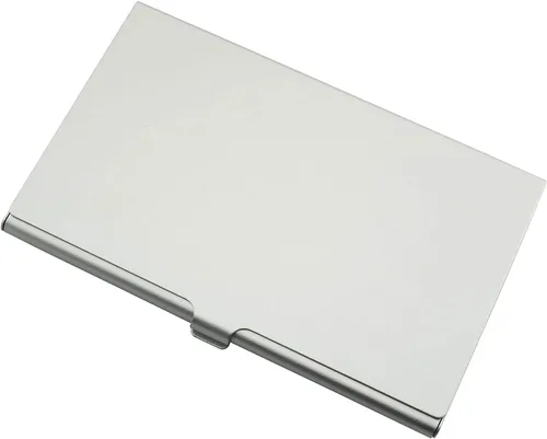 Vista 2 de TAODAN Nano Tarjetero SIM con pin de expulsión, adaptadores de tarjeta SIM Caja de almacenamiento de aleación de aluminio Plata
