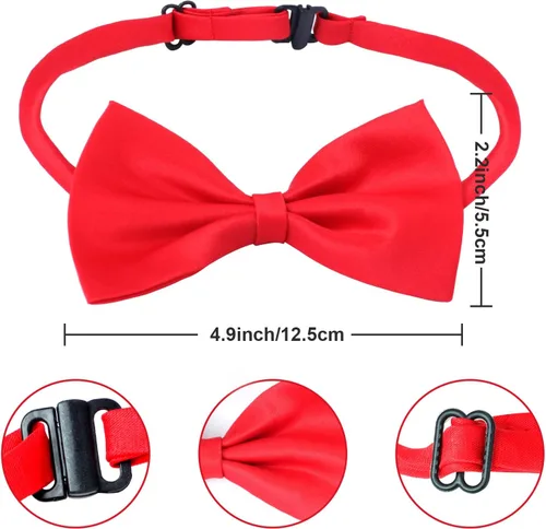Vista 11 de Keymall Kit de accesorios de disfraz de conejo blanco de Pascua para niños, 4 piezas, diadema de conejo, chaleco, corbatín, accesorios para Pascua