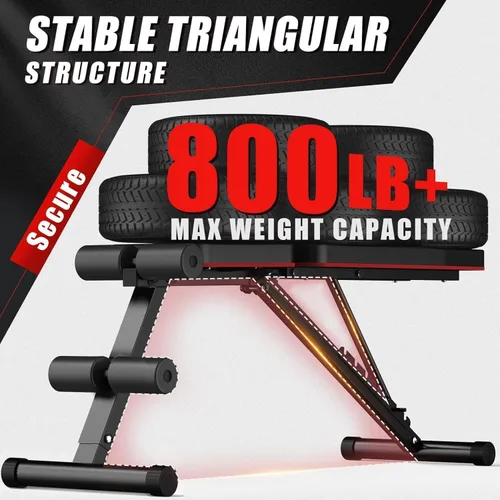 Vista 3 de Weight Bench Press, Adjustable Workout Benches for Home Gym Dumbbell Exercise, 800 LB Stable Incline Decline Bench for Full Body Workout, 2 Sec Fast