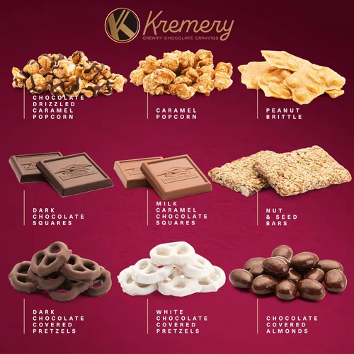 Vista 7 de KREMERY - Antojos cremosos de chocolate - Pretzels cubiertos de chocolate