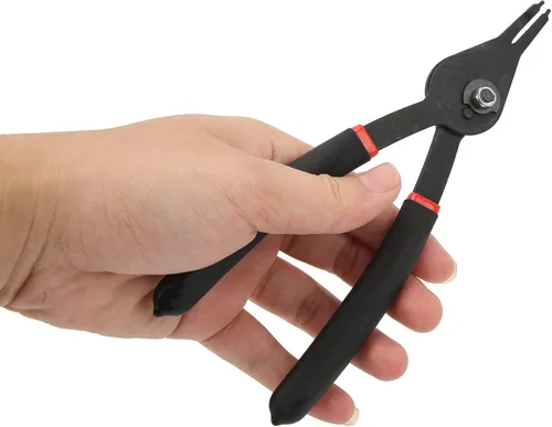 Vista 7 de Alicates internos externos para anillo de uñas tipo M, alicates de clip C, alicates de anillo de retención, removedor de anillo de retención a