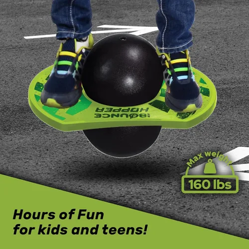 Vista 2 de New Bounce Pelota de Pogo para niños – Tabla de trucos para niños de 7, 8, 9, 10 años, regalos de cumpleaños al aire libre – Pelota de rebote