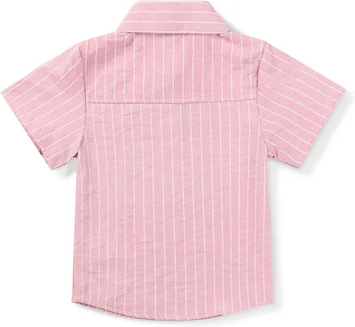 Vista 2 de Camisa de vestir de manga corta con botones para niños