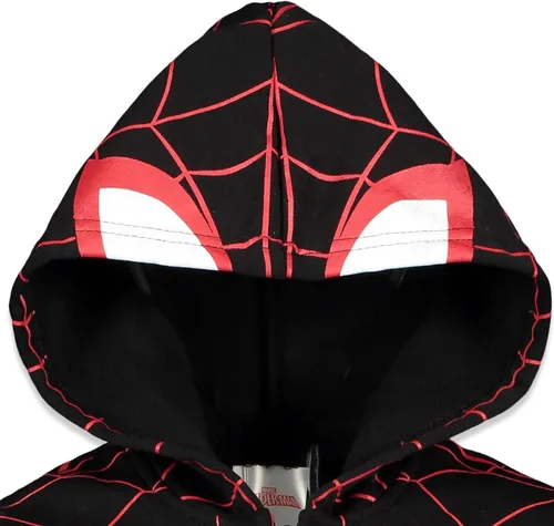 Vista 6 de Marvel Spider-Man Spider-Verse Venom - Sudadera con capucha y cremallera para niños pequeños y grandes