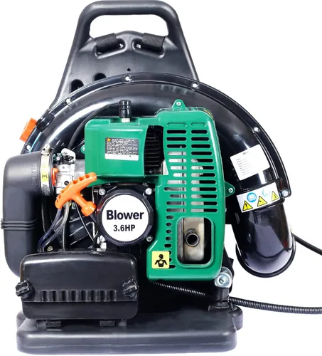 Vista 8 de HomVent Soplador de hojas de mochila, soplador de hojas de gas, soplador de mochila con motor de 4 tiempos de 37.7 CC, potente soplador comercial