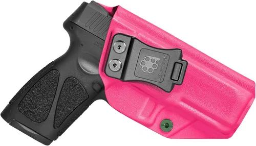 Vista 17 de Made in USA Exact-Fit Kydex IWB Holster for Taurus G3 Sweat-proof design with a full sweat guard, adjustable cant, and zero-printing for daily