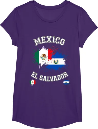 Vista 65 de Camiseta de recuerdo de la bandera vintage de El Salvador de México