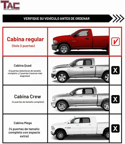 Vista 4 de TAC Sidewinder - Estribos para Dodge RAM 1500 2009-2018 2010-2025 2500 3500 cabina regular (incluye Ram 1500 Classic 2019-2023) camión de 4