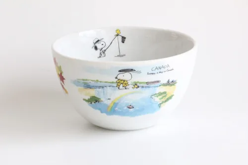 Vista 6 de Juego de 2 cuencos de Snoopy de Australia Canadá