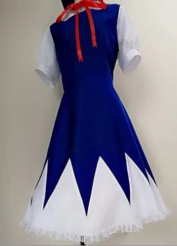 Vista 5 de Nsoking Disfraz de anime Cirno para cosplay, uniforme escolar, vestido de Halloween personalizado