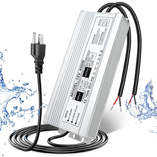 Vista 21 de Fuente de alimentación LED de 12V 30W, transformador adaptador controlador LED IP67 impermeable 12V 110V CA a 12V CC de bajo voltaje con enchufe
