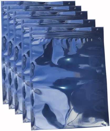 Vista 8 de 100 bolsas antiestáticas de 3.93 x 5.9 pulgadas, bolsa ESD resellable, adecuada para CPU SSD disco duro y varios dispositivos electrónicos