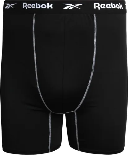 Vista 6 de Reebok Calzoncillos tipo bóxer para hombre Paquete de 3 bóxers de pierna larga para hombres Paquete de ropa interior para hombres grandes y altos