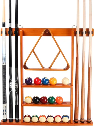 Vista 12 de GSE Games & Sports Expert Estante de Montaje en Pared con Contador de Puntuación Solamente, Estante de Montaje en Pared Colgante que Sostiene 6/8