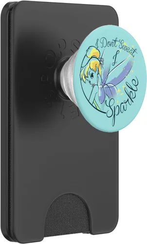 Vista 7 de Disney Peter Pan Tinkerbell I Don't Sweat I Sparkle PopSockets Adhesivo PopGrip