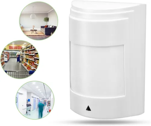 Vista 8 de Sensor de movimiento infrarrojo pasivo con cable 12 V detector PIR dual alarma de seguridad para el hogar alta sensibilidad de bajo ruido