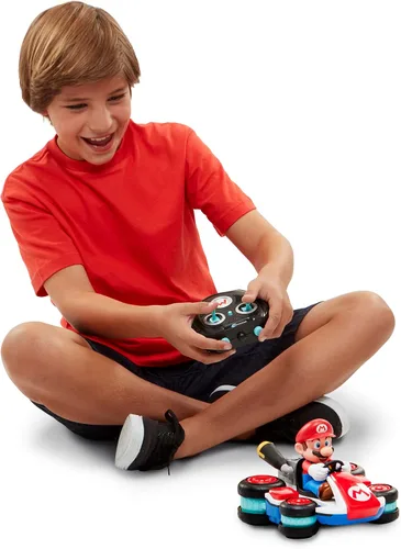 Vista 4 de World of Nintendo Mario Kart 8 auto antigravedad a control remoto 2.4 GHz
