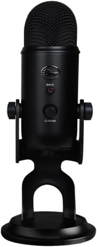 Vista 4 de Blue Yeti USB Mic para grabar y transmitir en PC y Mac, 3 cápsulas de condensador, 4 patrones de captación, salida de auriculares y control