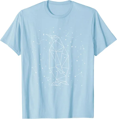 Vista 85 de Sternbild Penguin Constellation Emperor Sea Bird Penguin Camiseta Negro