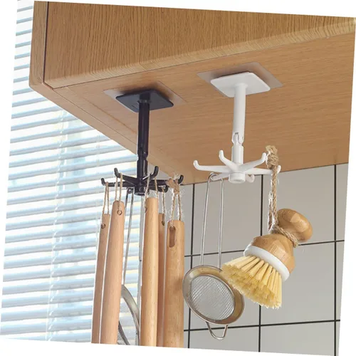 Vista 9 de Gancho adhesivo para utensilios de cocina, ganchos adhesivos para una fácil instalación de daños
