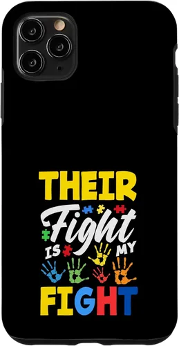 Vista 13 de Their Fight is My Fight Autism Awareness Case for iPhone 17