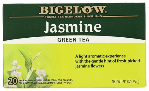 Vista 35 de Bigelow Té verde con melocotón, cajas de 20 unidades (paquete de 6) Té con cafeína con té verde y menta, 120 bolsas de té en total