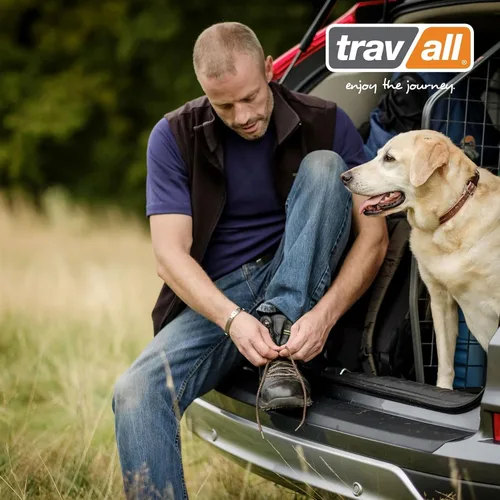 Vista 5 de Travall Protector compatible con Nissan Rogue (2017-actual) TBP1145P - Protector de parachoques trasero de plástico liso