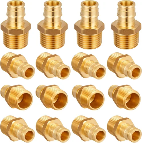 Vista 12 de 1 "X 1" Codo de 90 grados Pex A Accesorios de expansión Accesorios de latón Herramienta de crimpado Pex para conexión de tubería de tubería, ASTM