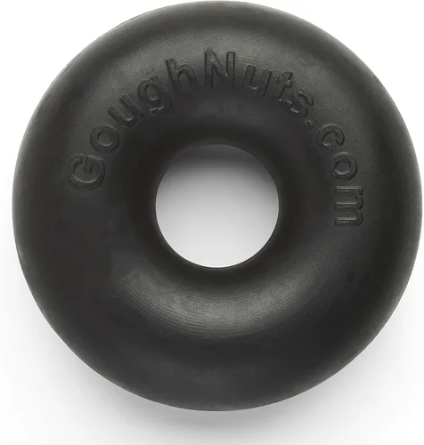 Vista 5 de Goughnuts - Juguete de goma para morder para perros Med.75, verde, anillo