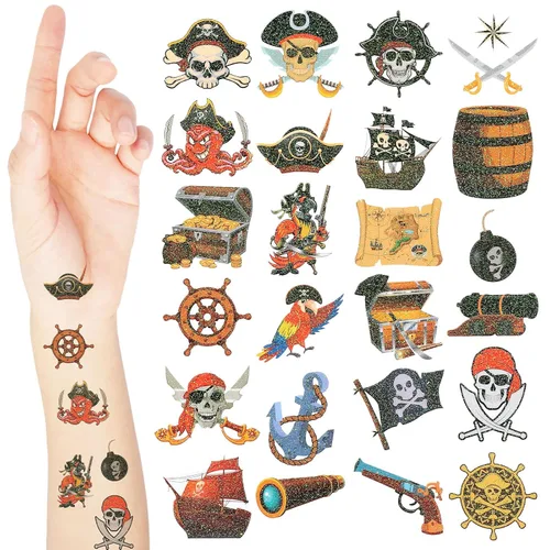 Vista 12 de Landhoow 240 tatuajes religiosos cristianos temporales para niños, tatuajes faciales con brillantina, calcomanías para el cuerpo, accesorio